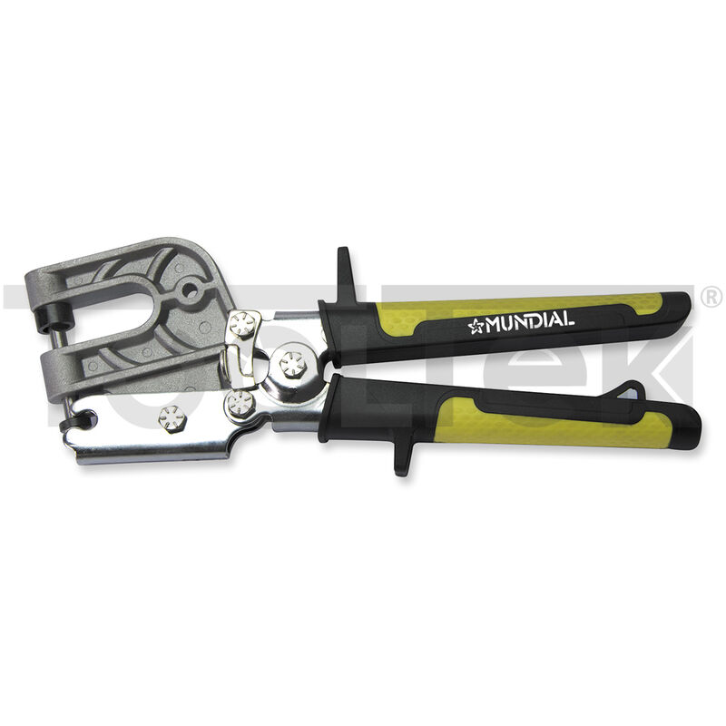 foto del prodotto pinza punzonatrice profili metallici cartongesso doppia leva