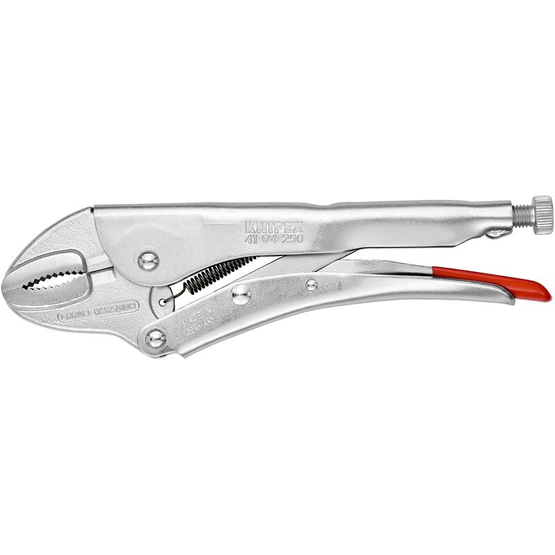 foto del prodotto pinza regolabile a morsetto zincata 250 mm confezione self service blister 41 04 250 sb knipex