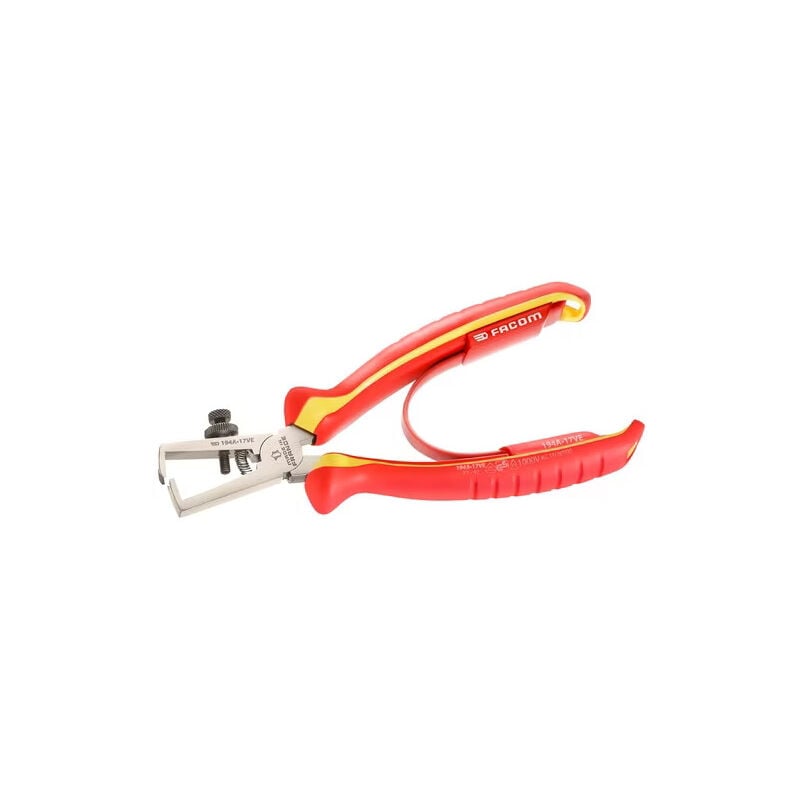 foto del prodotto pinza spelafili 170 mm facom isolata 1000 volt 194a.17ve