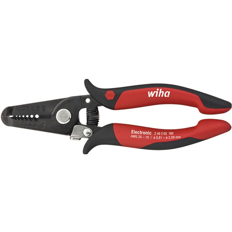 foto del prodotto pinza spellafili electronic stazioni di spellatura 0,8 2,6 mm 165 mm, 6 1 2 33471 wiha