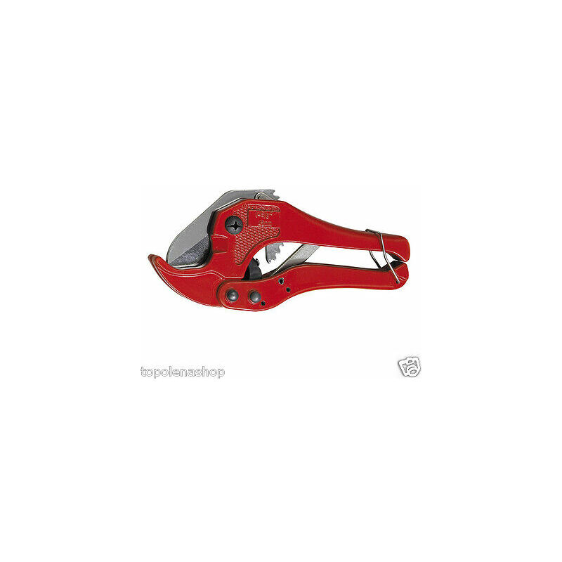 foto del prodotto pinza taglia tubi a cricchetto tronchese tubo pvc 42 mm forbici tagliatubi