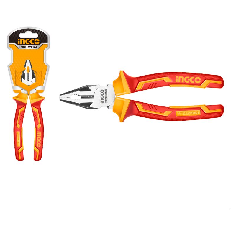 foto del prodotto pinza tronchese elettricista professionale 1000v protezione isolata ingco 160 mm