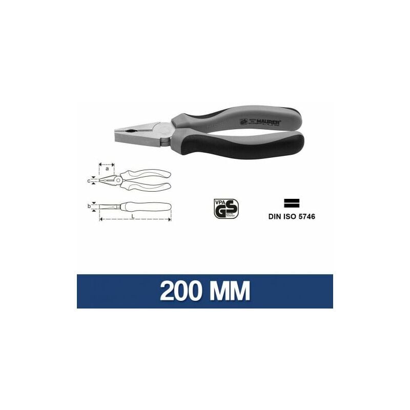 foto del prodotto pinza universale 200mm prof.- maurer plus - -