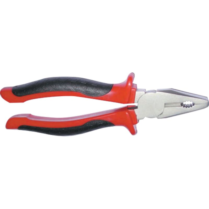 foto del prodotto pinza universale acciaio cromato mm 175 manico bicolore in pvc troncatrice