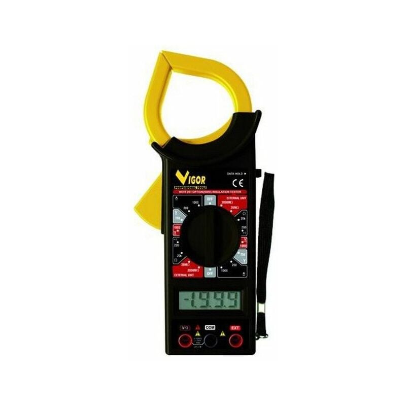 foto del prodotto pinze amperometriche vigor con tester digitale