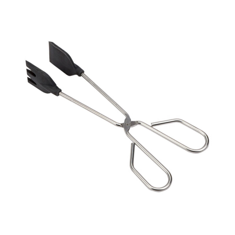 foto del prodotto pinze da cucina con vanga in nylon acciaio inox. 30cm