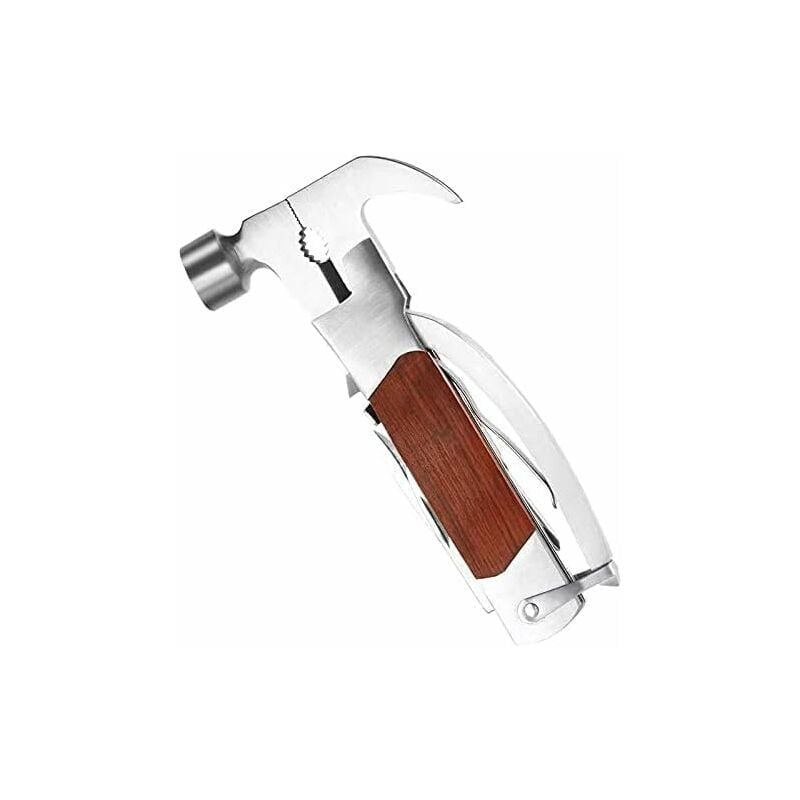 foto del prodotto pinze multifunzione, martello multifunzione 14 in 1, coltello multifunzione, coltello da sopravvivenza, accessori da campeggio, coltellino svizzero