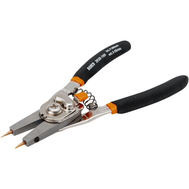 foto del prodotto pinze per anelli di sicurezza interni ed esterni reversibili 250 mm - 2928-250 - bahco