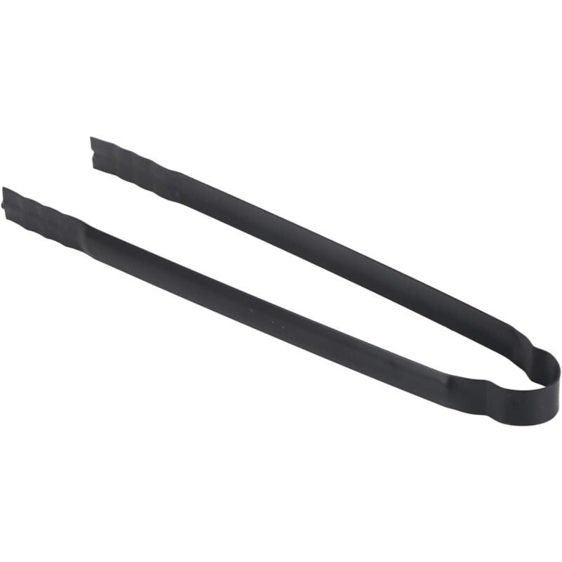 foto del prodotto pinze per carbone da barbecue con impugnatura antiscivolo anti scottatura pinze per bricchette in metallo multifunzionali per posizionare il carbone