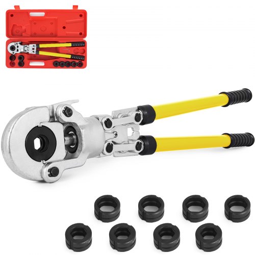 foto del prodotto pinze per tubi a crimpare 12 28mm, pinze per tubi con testa girevole a 360 , pinze per tubi professionali, v12, per uso privato e commerciale , pressare le tenaglie tubo composito