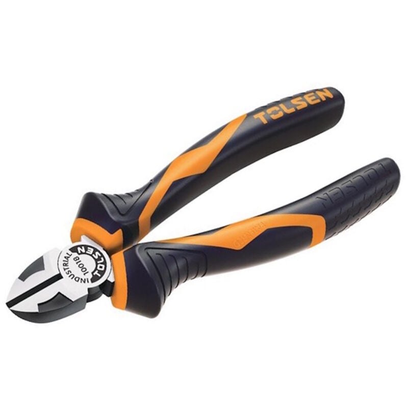 foto del prodotto pinze tronchesi tronchesina 180 mm finitura nera manico in plastica bicomponente