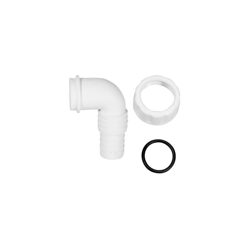 foto del prodotto pipetta curva per scarico lavatrice lavastoviglie pp