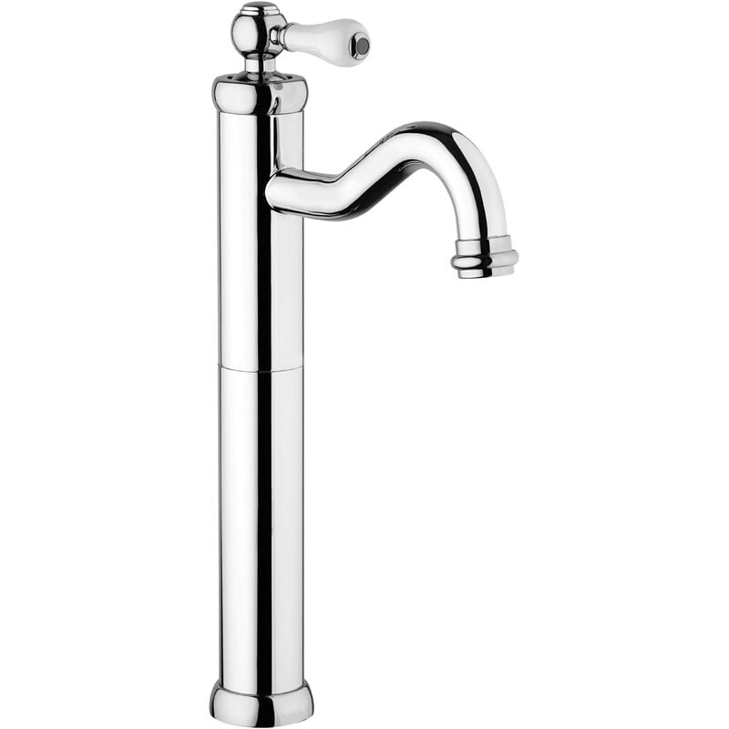 foto del prodotto piralla - miscelatore lavabo altezza 34 cm como 0to00493a21 cromo - senza piletta di scarico