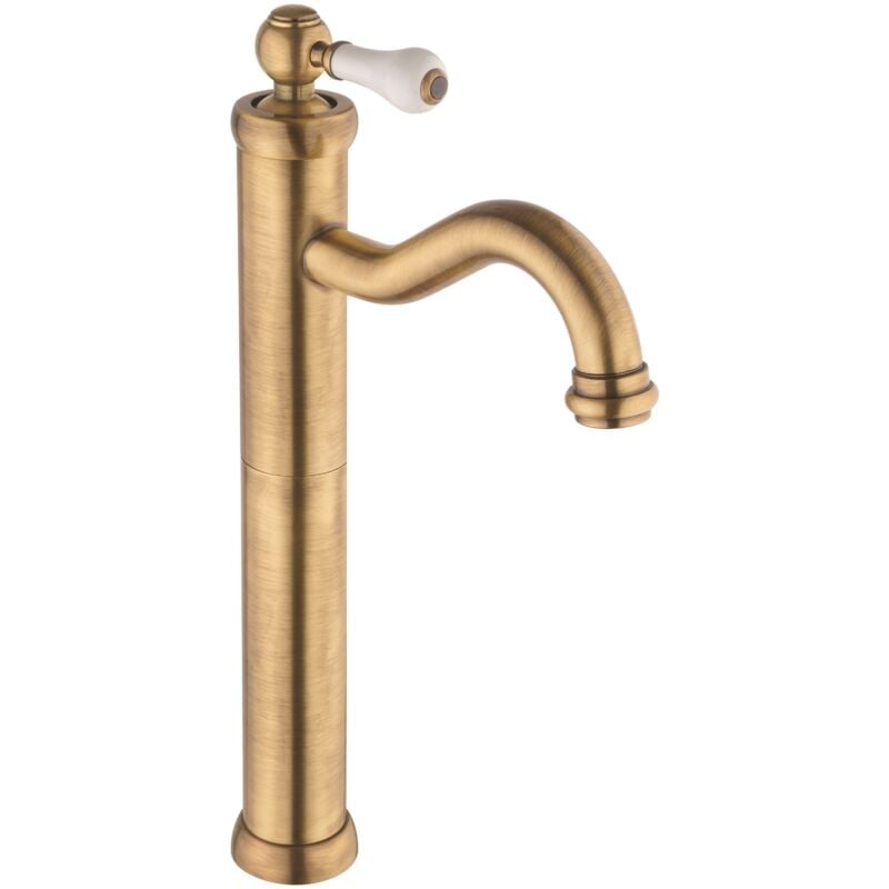 foto del prodotto piralla miscelatore per lavabo a bacinella in colore bronzo stile retr como 0tof3493a21 bronzo