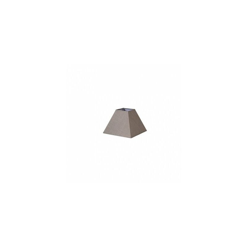 foto del prodotto piramide paralume tenorio e27 grigio lino 20dx10dx15h