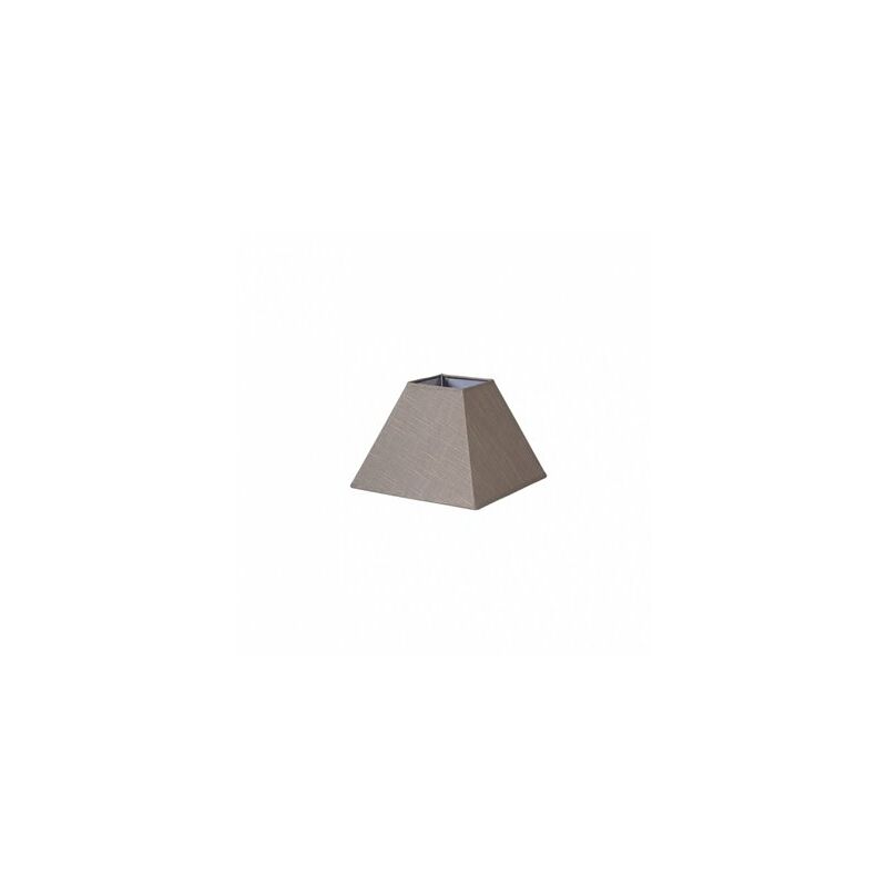 foto del prodotto piramide paralume tenorio e27 grigio lino 25dx11dx18h