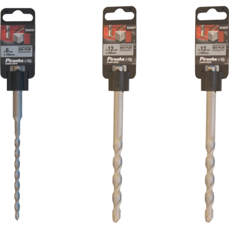foto del prodotto piranha 1 punta per calcestruzzo x54097 attacco sds plus mm 266 x 12 b d