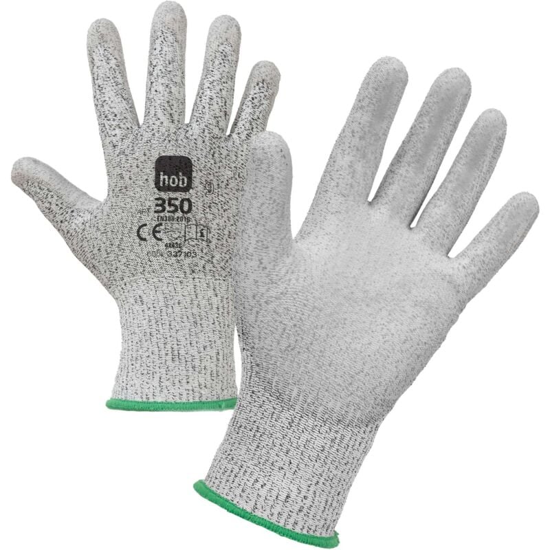 foto del prodotto piranha guanti hob antitaglio filo pu grigio tg. 8 12 pa