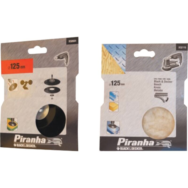 foto del prodotto piranha platorello in gomma 125 mm x32031 utensile per trapano