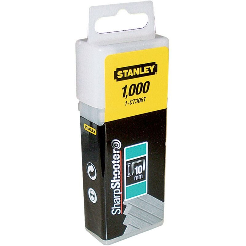 foto del prodotto piranha/ stanley 1-ct306t (x70110) graffette mm.10 pz.1000