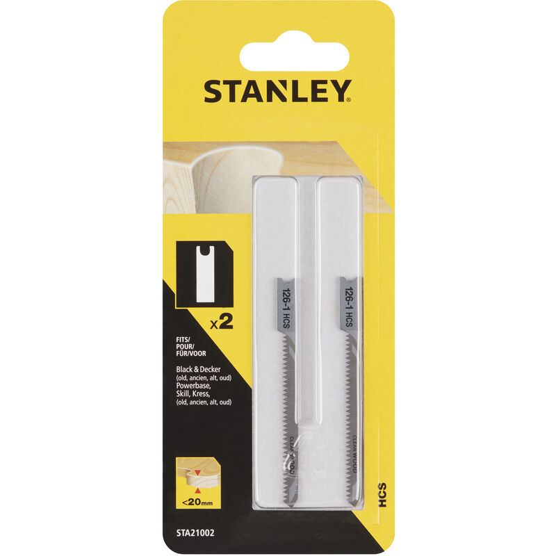 foto del prodotto piranha stanley sta21002 x21043 2 lame legno rett.t fine att ad u