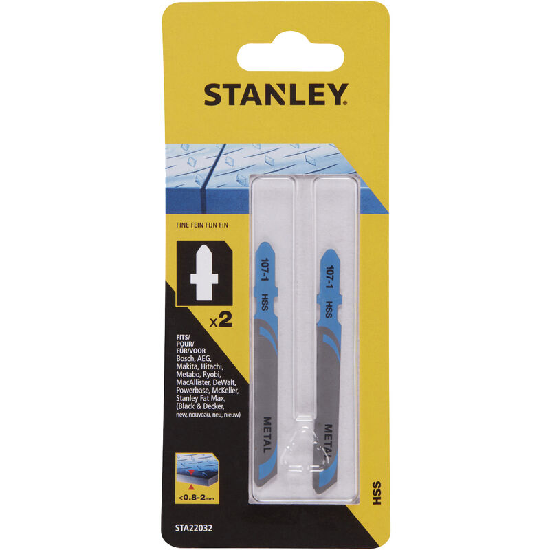 foto del prodotto piranha stanley sta22032 x22033 2 lame metallo t fine att.a t
