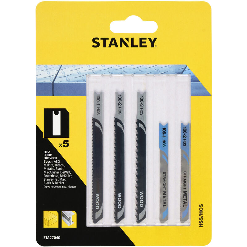 foto del prodotto piranha stanley sta27040 x27040 5 lame legno metallo att.ad u