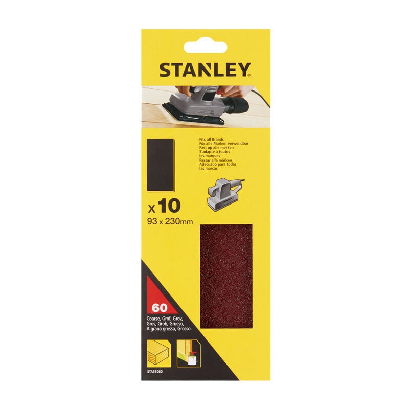 foto del prodotto piranha stanley sta31060 x31060 10 fogli 93x230 gr.60 stanley cf 1,0