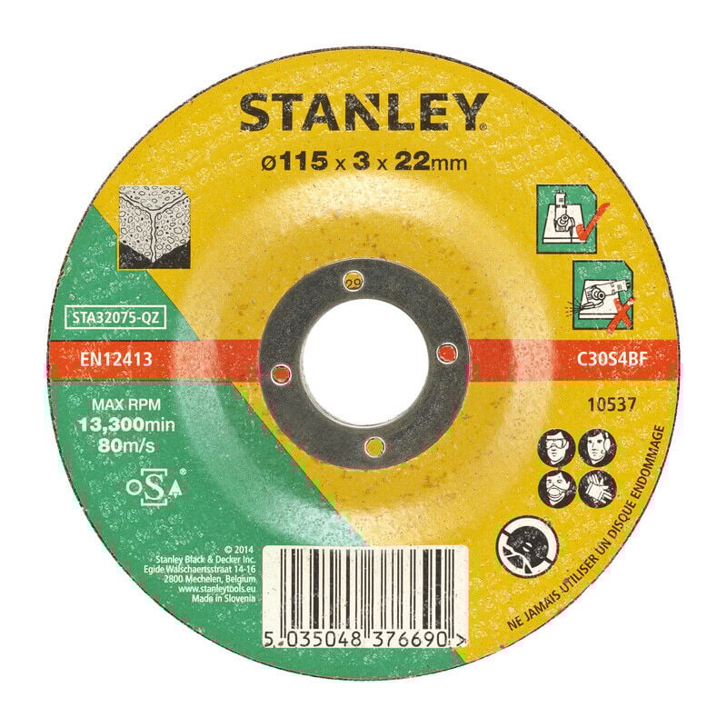 foto del prodotto piranha stanley sta32075 x32075 mola x sme. angolari d.115