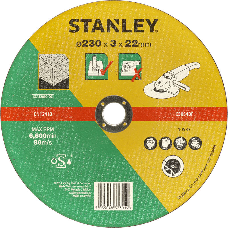 foto del prodotto piranha stanley sta32090 x32090 mola per smerig. angol. d.230
