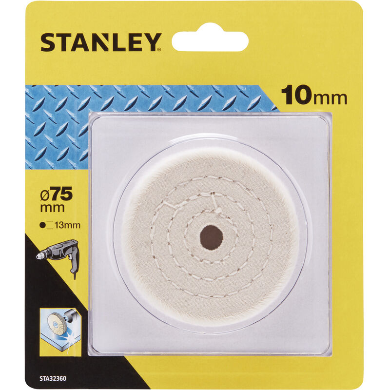 foto del prodotto piranha stanley sta32360 disco per lucidare d 75