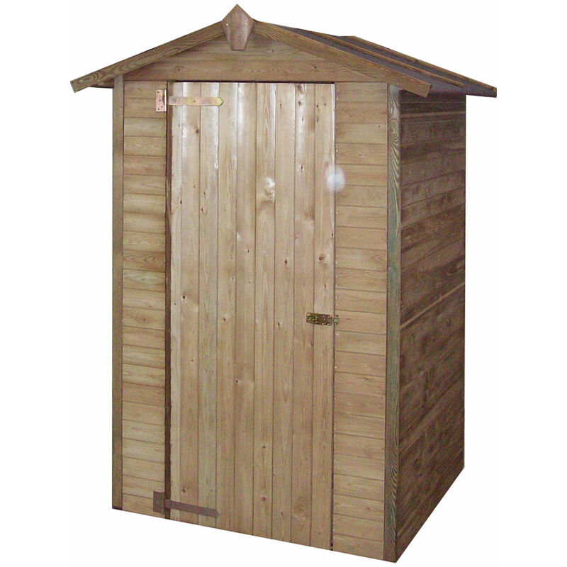 foto del prodotto pircher casetta porta attrezzi in legno da giardino rimessa ripostiglio armadio