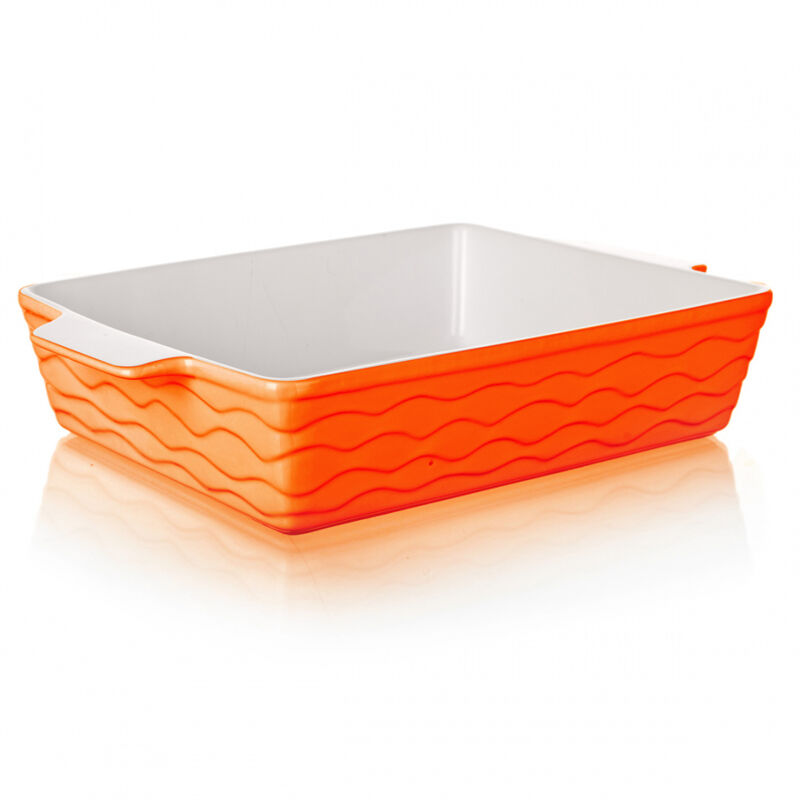 foto del prodotto pirofila in ceramica 33x21 cm banquet arancia