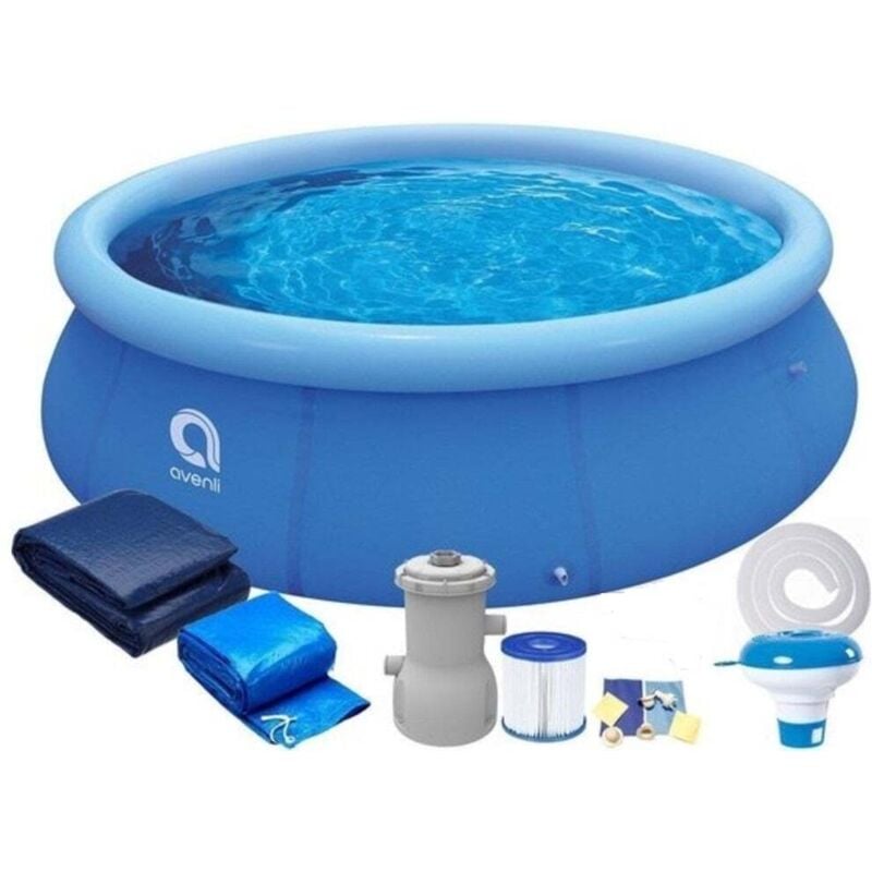 foto del prodotto piscina avenli 244 x 63 cm con pompa set completo