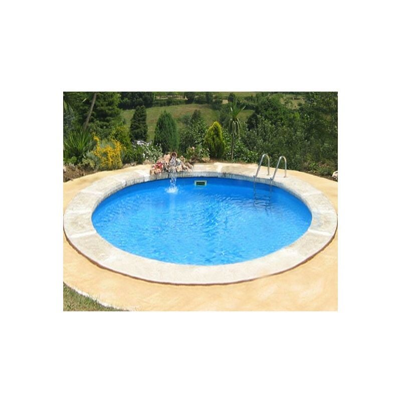 foto del prodotto piscina circolare interrata 1000x120 cm con filtro e scaletta inox