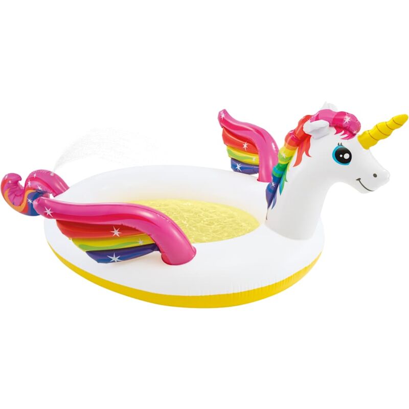 foto del prodotto piscina con spruzzo unicorn 272x193x104 cm intex