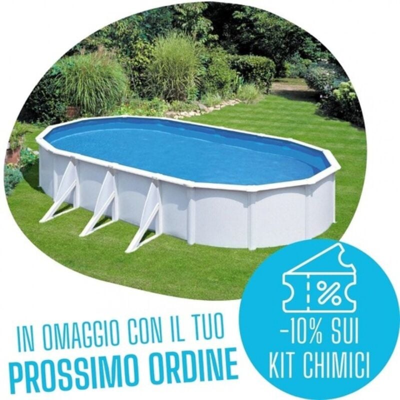 foto del prodotto piscina fuori terra ovale atlantis 500 x 300 x 132 cm con filtro a sabbia