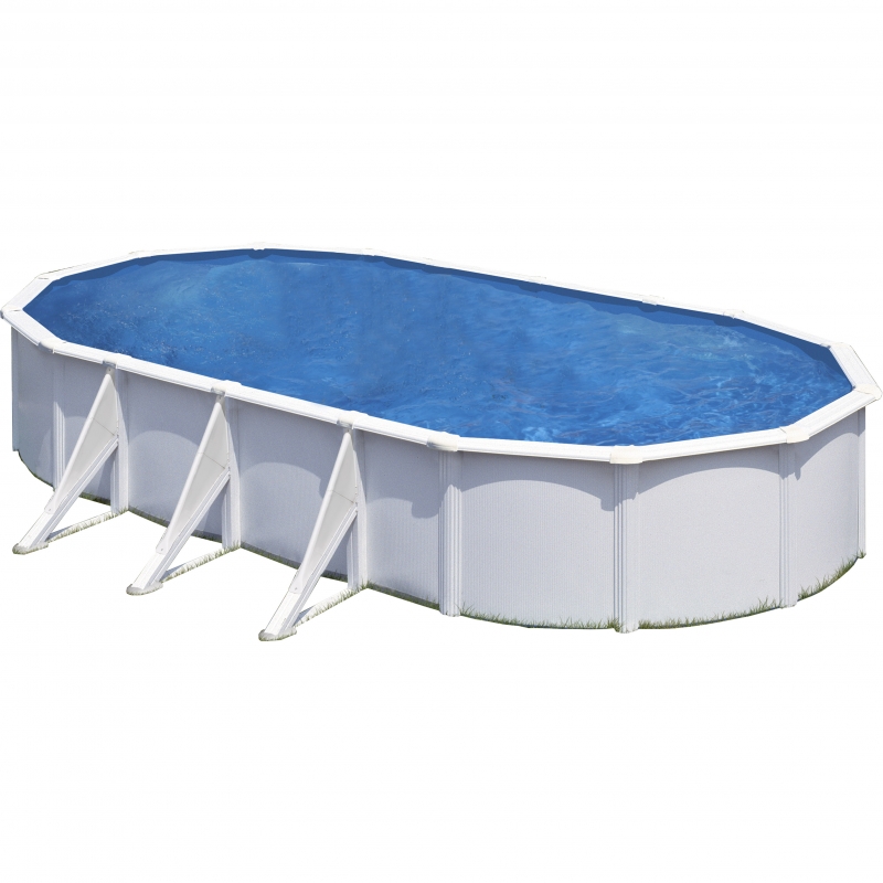 foto del prodotto piscina fuori terra ovale gre fidji 730 - 7,30 x 3,75 h.1,20 m