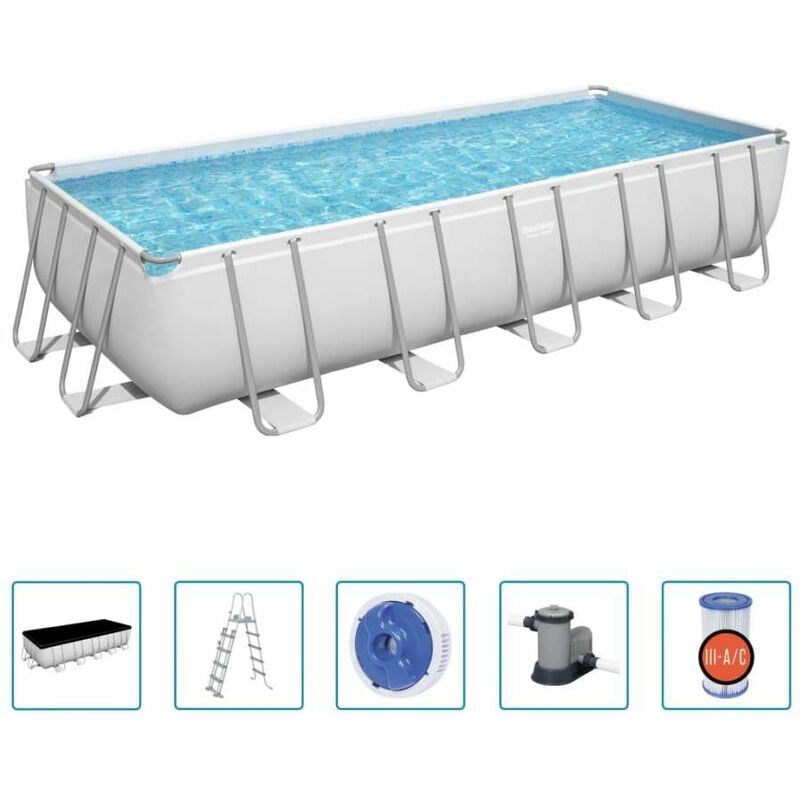 foto del prodotto piscina fuori terra power steel rettangolare 19281 l bestway