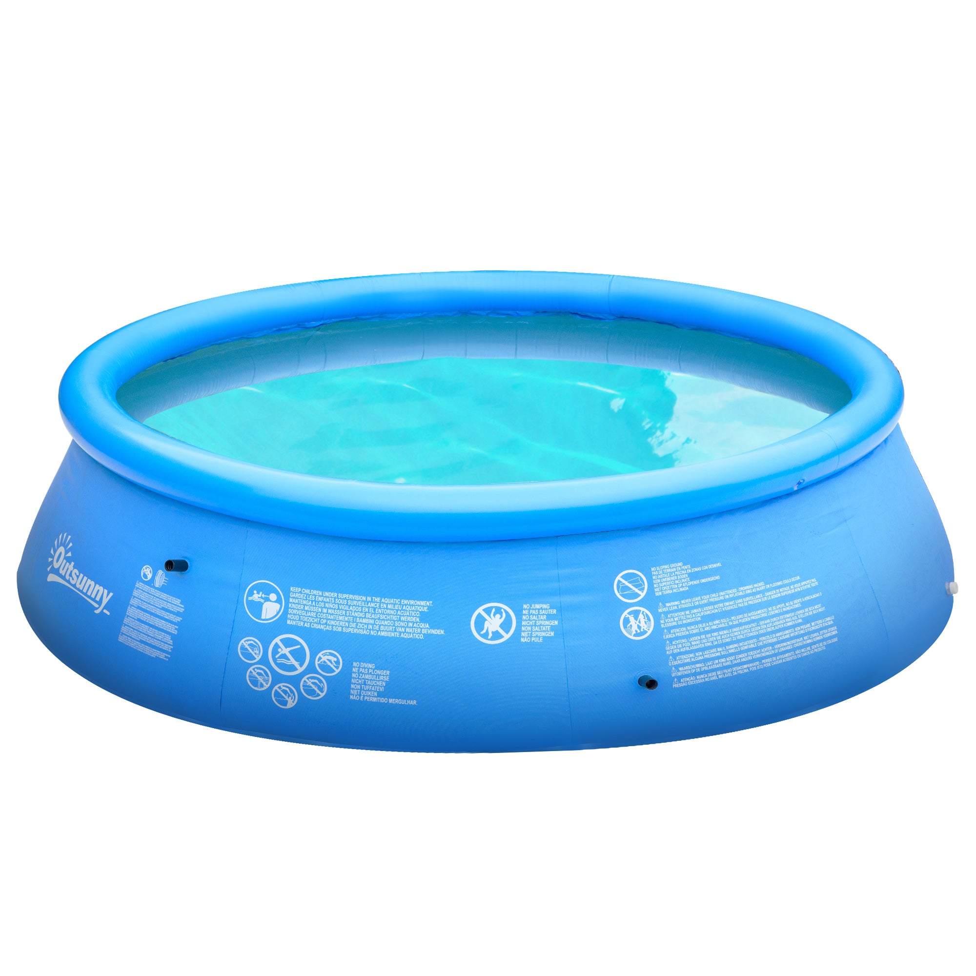 foto del prodotto piscina gonfiabile autoportante ø274x76 cm in pvc blu