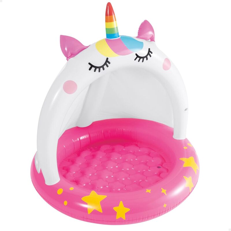 foto del prodotto piscina gonfiabile con soffitto e pavimento gonfiabili, piscina per bambini, diametro 40 pollici, altezza 40 pollici, capacit 45 litri.