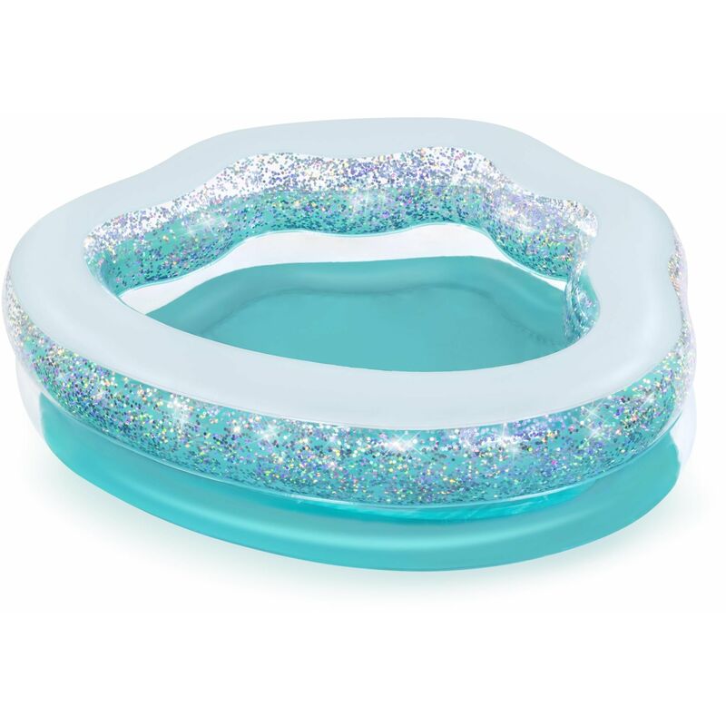 foto del prodotto piscina gonfiabile conchiglia 2 anelli con glitter bestway 52489
