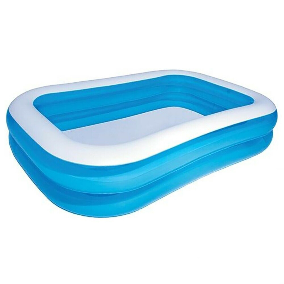foto del prodotto piscina gonfiabile fuoriterra family 2 anelli rettangolare 305x183x50cm giardino