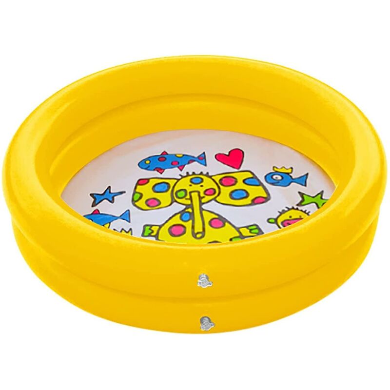 foto del prodotto piscina gonfiabile per bambini portatile 65 cm giallo