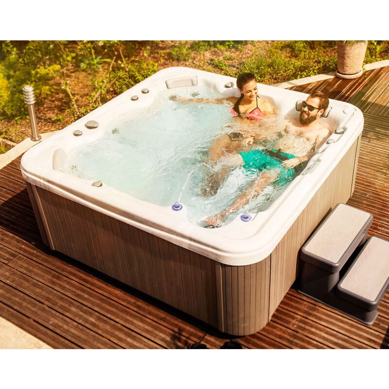 foto del prodotto piscina idromassaggio spa con bluetooth 215x190x85 cm