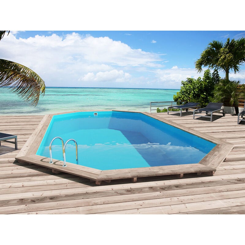 foto del prodotto piscina in legno san paolo 6,57 x 4,07 x 1,20 m