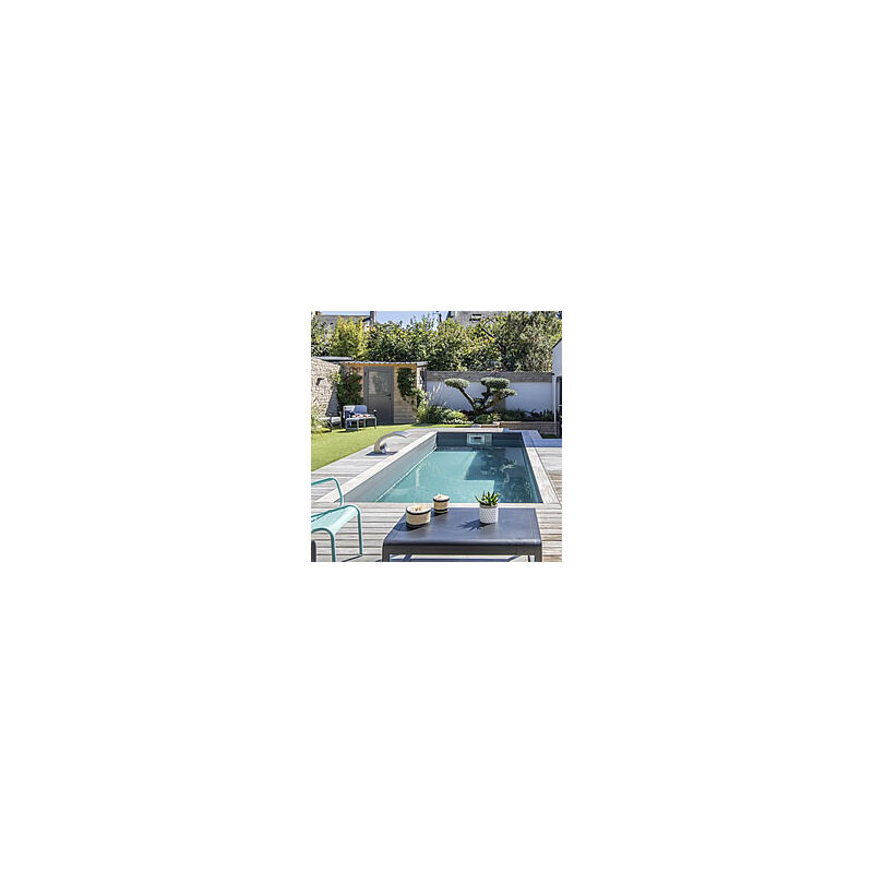 foto del prodotto piscina interrata kit pannelli acciaio rettangolare 8x4 h150 futura