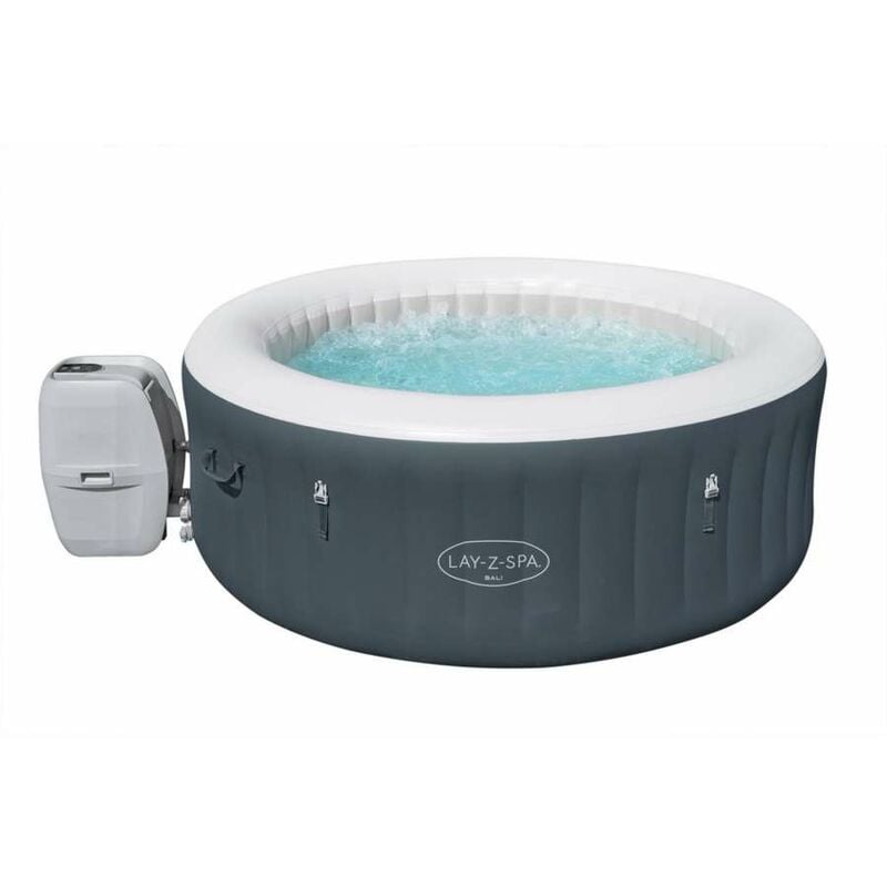 foto del prodotto piscina lay z spa bali airjet idromassaggio gonfiabile grigio 180 x 66 cm bestway