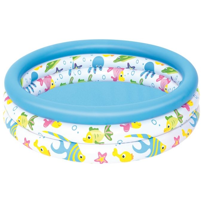 foto del prodotto piscina ocean life 51008 tonda 3 anelli 102x25 cm