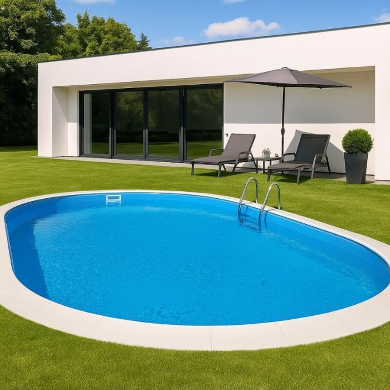 foto del prodotto piscina ovale da interrare 800x400x120 cm